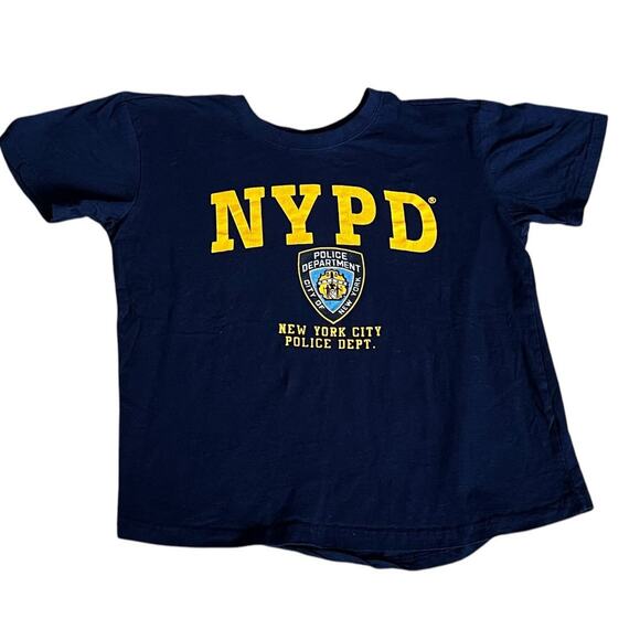 New York City Police Blue T-Shirt Large Officially Licensed NYPD Product - Picture 1 of 4